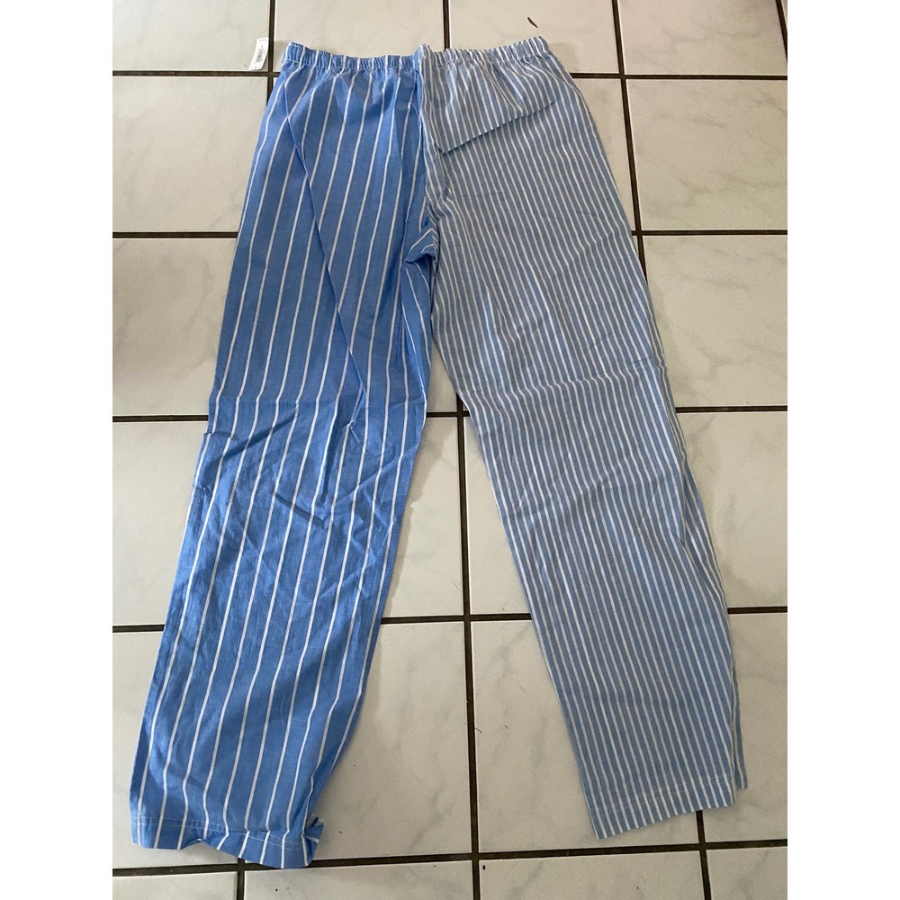 Gap body striped pajama pants, size medium, light cotton